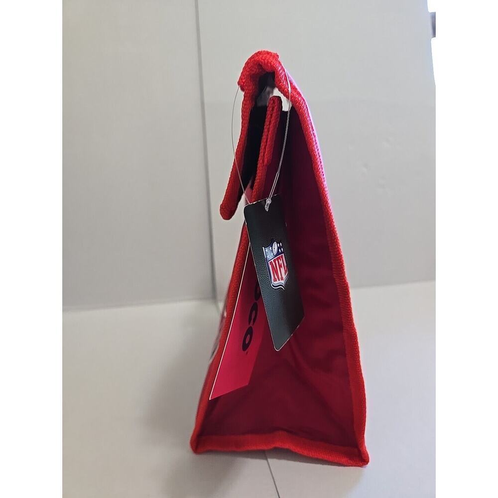 NFL San Francisco 49ERS Insulated Lunch Bag With hook loop Closure NWT - Picture 5 of 14